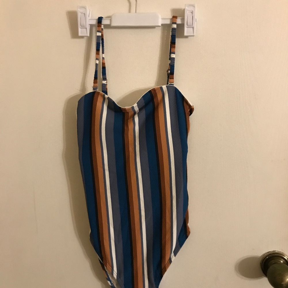 Cotton On Striped One Piece Swimsuit